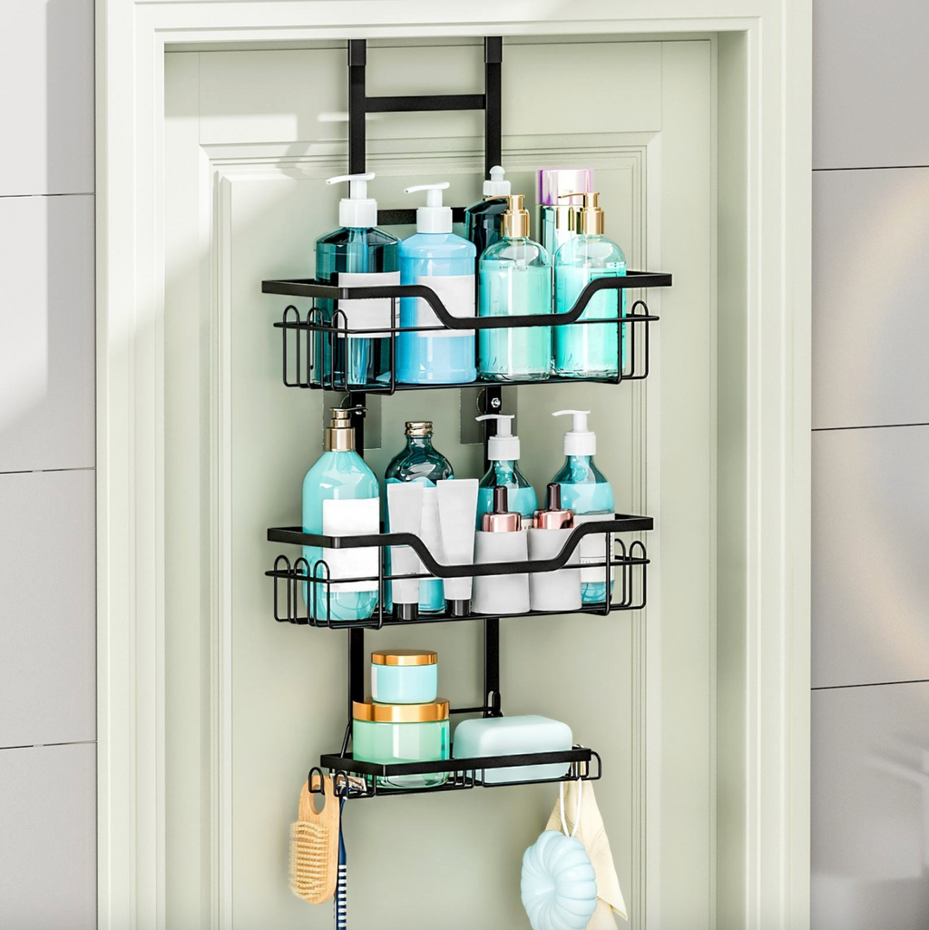 3-Tier Metal Bathroom & Shower Organizer