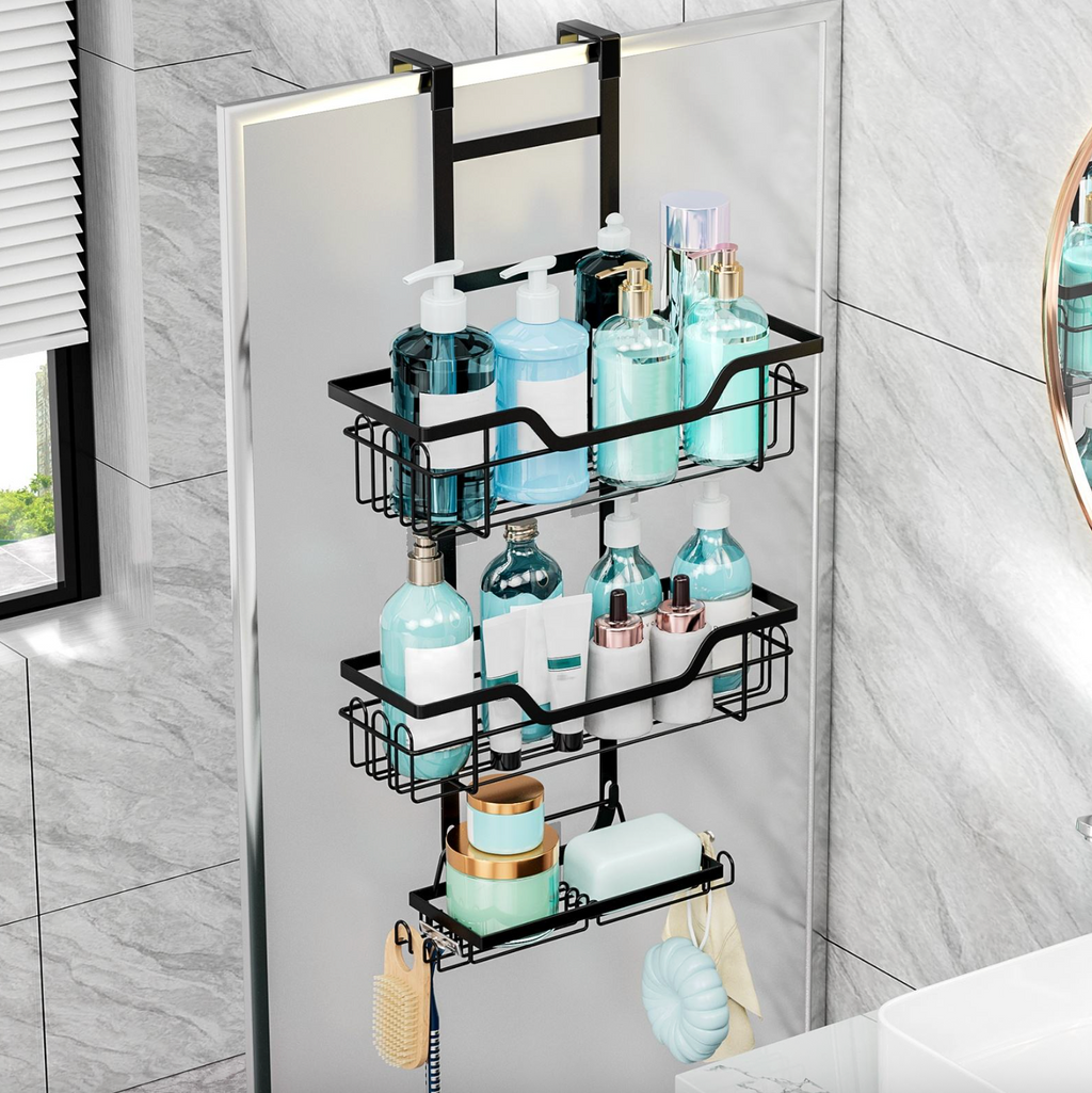 3-Tier Metal Bathroom & Shower Organizer
